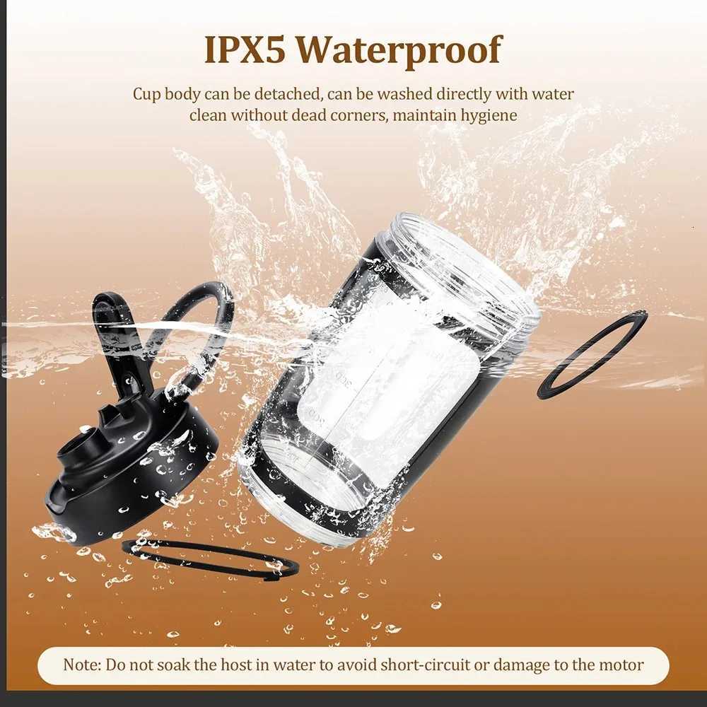650ml Electric Shaker Bottle Portable Whey Protein Shaker Automatic Stirring Blender Multipurpose Juice Mixer Cups Fitness WorkT251119