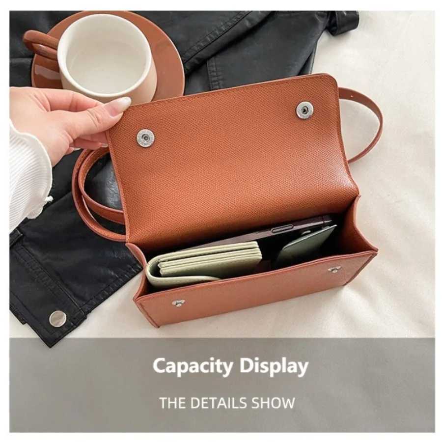 2026 Autumn New Arrival Palm-Print Small Square Bag Fashionable Phone Case Shoulder Crossbody Mini Bag for WomenW251119