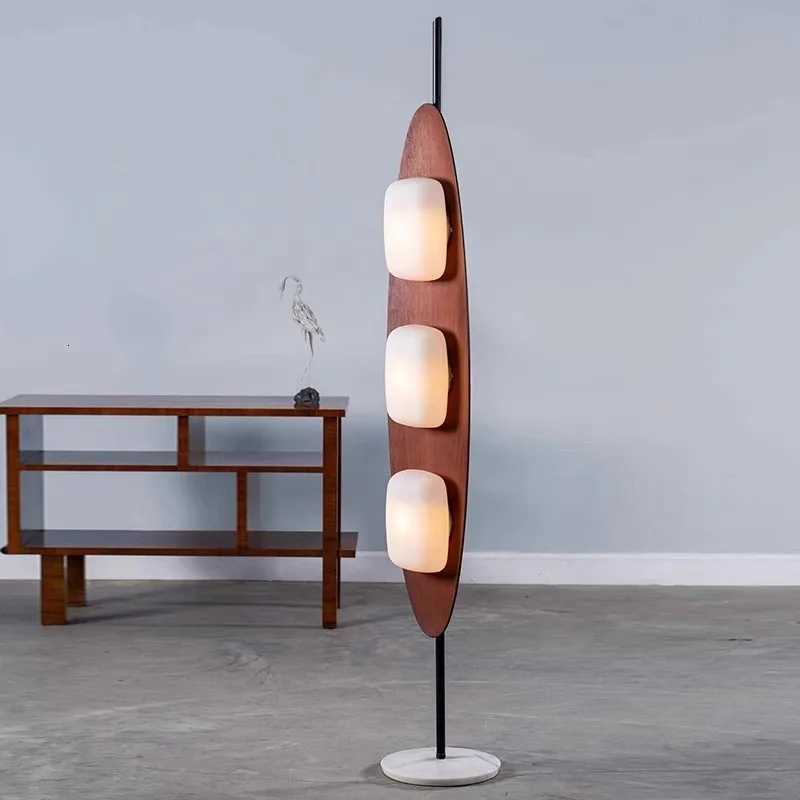 Promotional Modern Faux Wooden LED Floor Lamp Living Room Study Room Reading Ambient Light Home Interior Decorative Light M251119