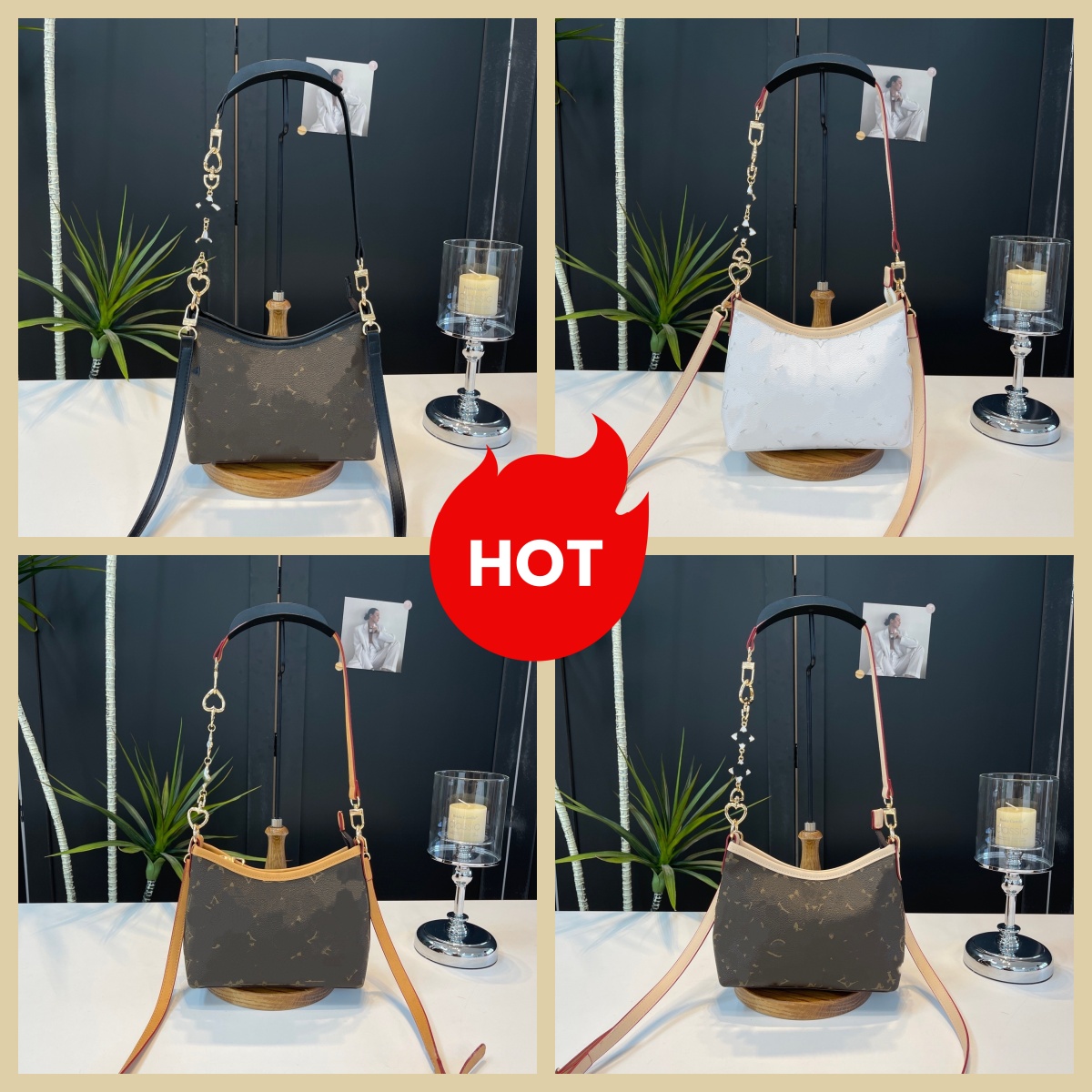 Designer bag tote bag Luxury Bag New Fashion Vintage Printed tote bags Women's Single Shoulder Crossbody bag