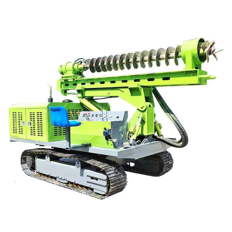 Mini Piling Machine diesel Drive Guardrail Pile Driver for Highway