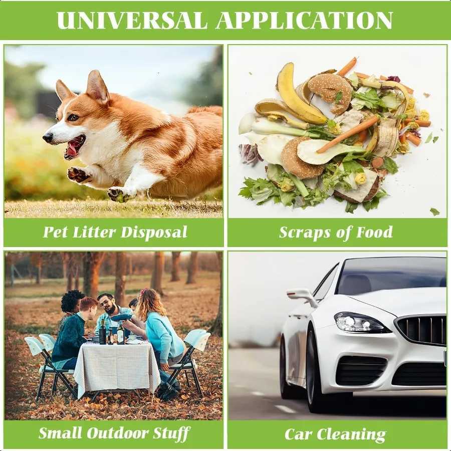 5 Gallon 100 Counts Strong Trash Bags Garbage Bags Bathroom Trash Can Bin Liners Small Plastic Bags for Home Office Kitchen Kit C251119