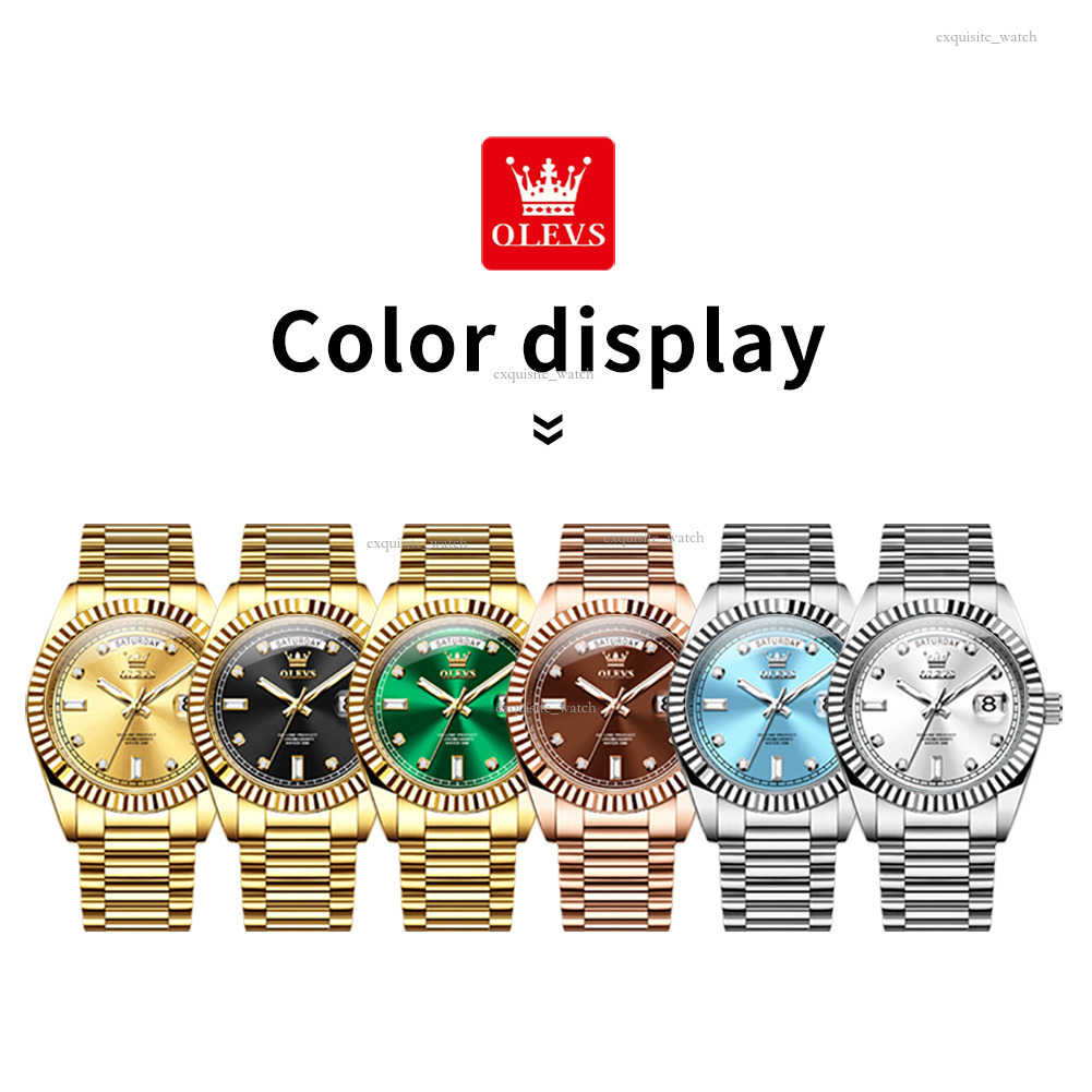 OLEVS Brand Men's Strongman Style Outdoor Date Solid Watches Men Designer Steel Band Mechanical Watch Men's Watch Men's Watch Free Ship