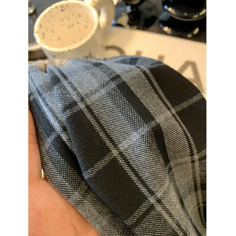 Black Flat Spring/Summer High Waist Loose Straight Pants Korean Casual Pocket Wide Legs Trouthers Womens Z260314