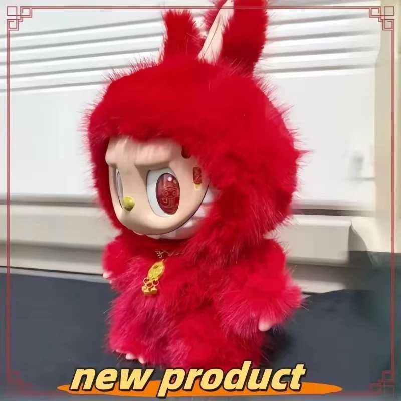Free shipping Inventory 38cm Monster Labubu Zimomo Cat Creative Diy Image Pendant Copy Desktop Decoration Doll Festmailgift