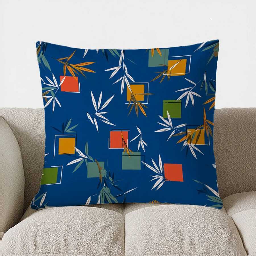 With Blossoms throw cover with short plush print for living room sofa decoration cushion cover covers decorativeM251119