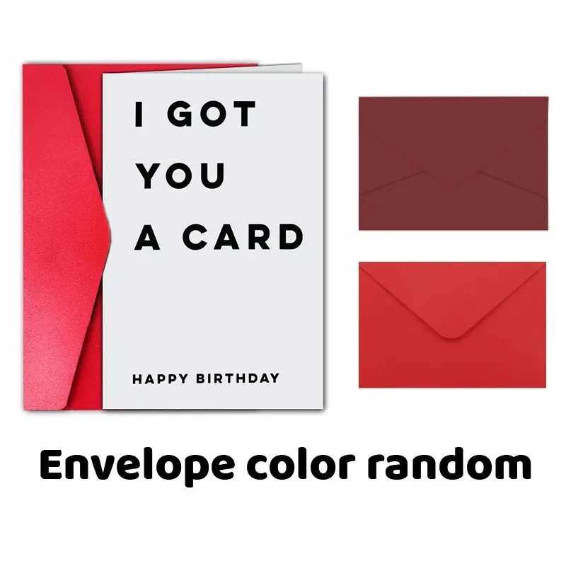 1 pc Funny Birthday Card with Cute Text Creative Greeting Card This is the perfect gift for family friends and colleagues G251119