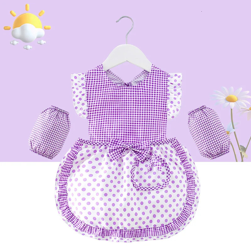 cartoon pattern EVA waterproof pocket lunch feeding bib adjustable baby cute apron childrens 250414z