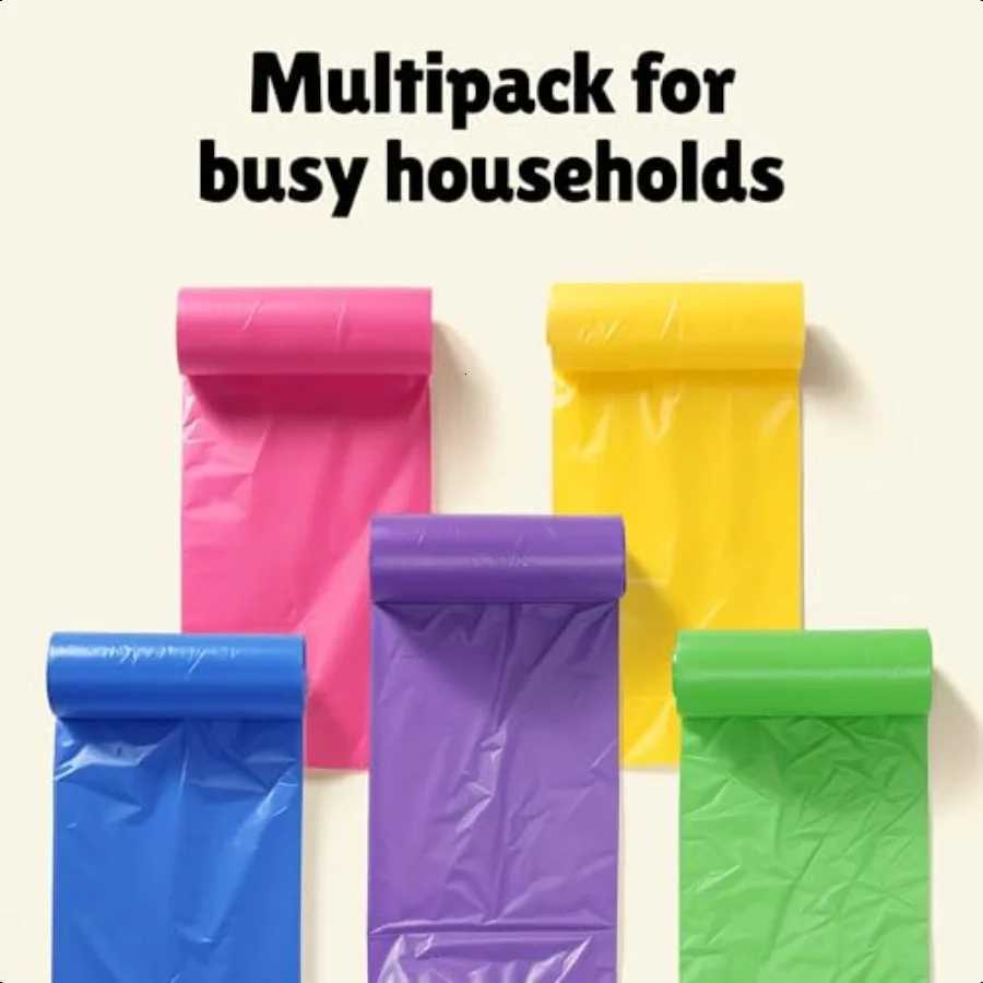 Small Bathroom Trash Bags 26 Gallon Colored Garbage 250 Bags 10 Liter Unscented Waste Can Liners Wastebasket Liner For Home Of C251119