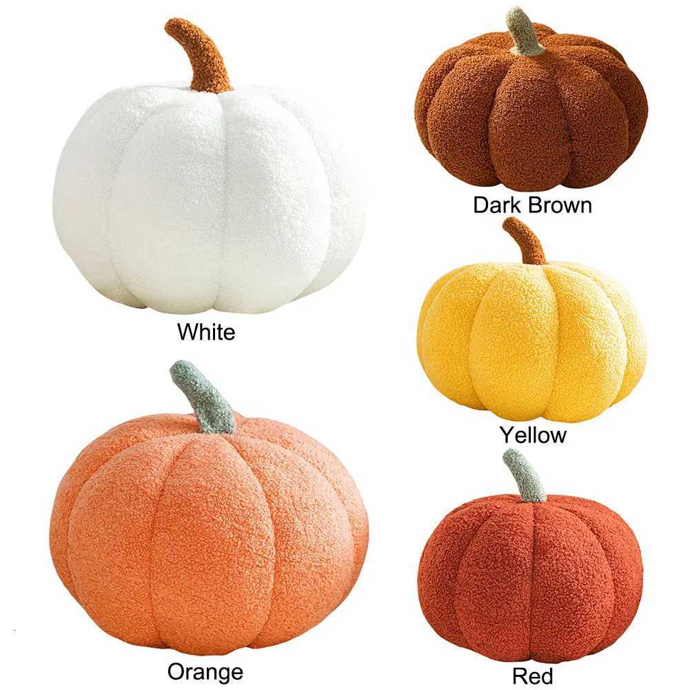 20/28CM Halloween Simulated Pumpkin 3D Pumpkin Shaped Stuffed Throw Holidays Props Decorative Throw M251119