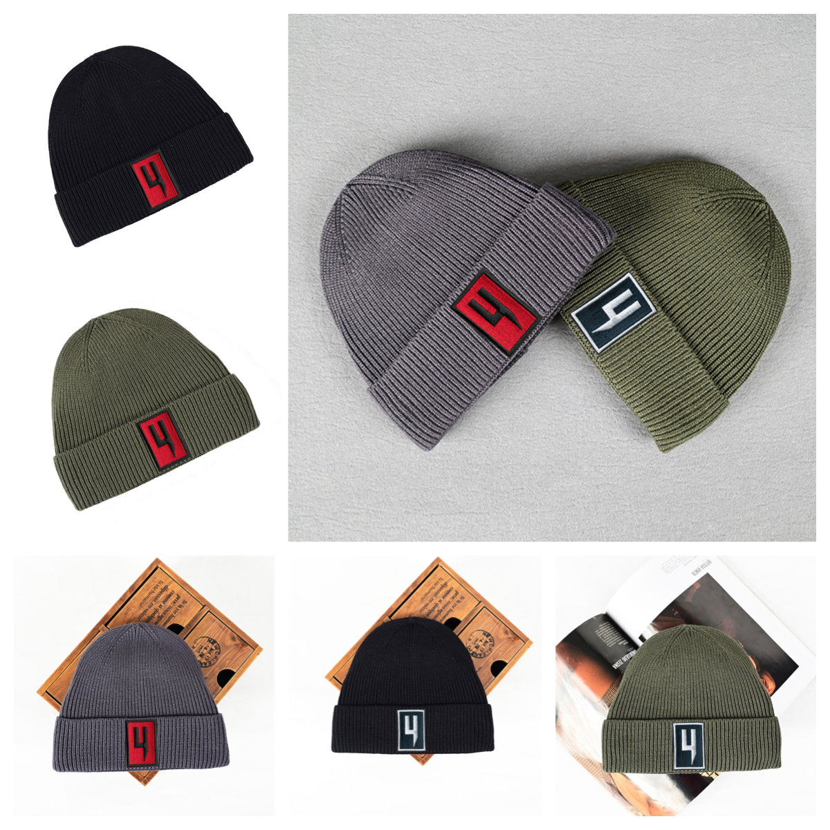 Embroidery Men's Hat Brand Classic High quality Hip-hop For Warmth High-elasticity Thickened Hats For Men And Women's Outdoor Ear-protecting