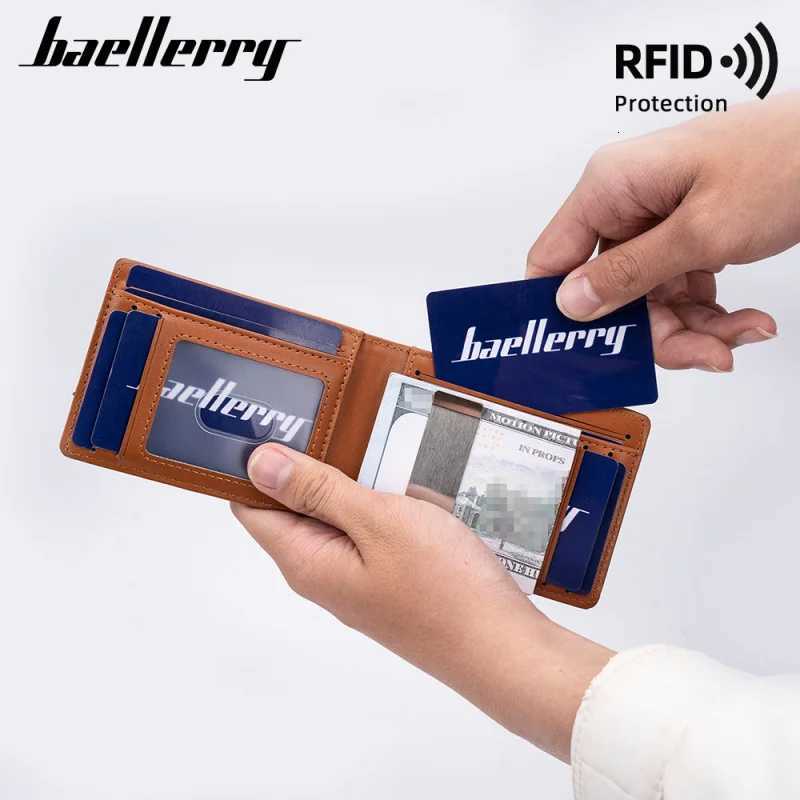Mens New Minimalist Card Holder Multi Slots RFID Blocking Slim WalletT251119