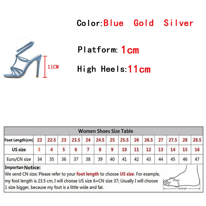 Liyke Summer Blue Denim Sandals Women Elegant Square Toe Party Wedding High Heels Crystal Buckle Narrow Band Female Dress Shoes 250418