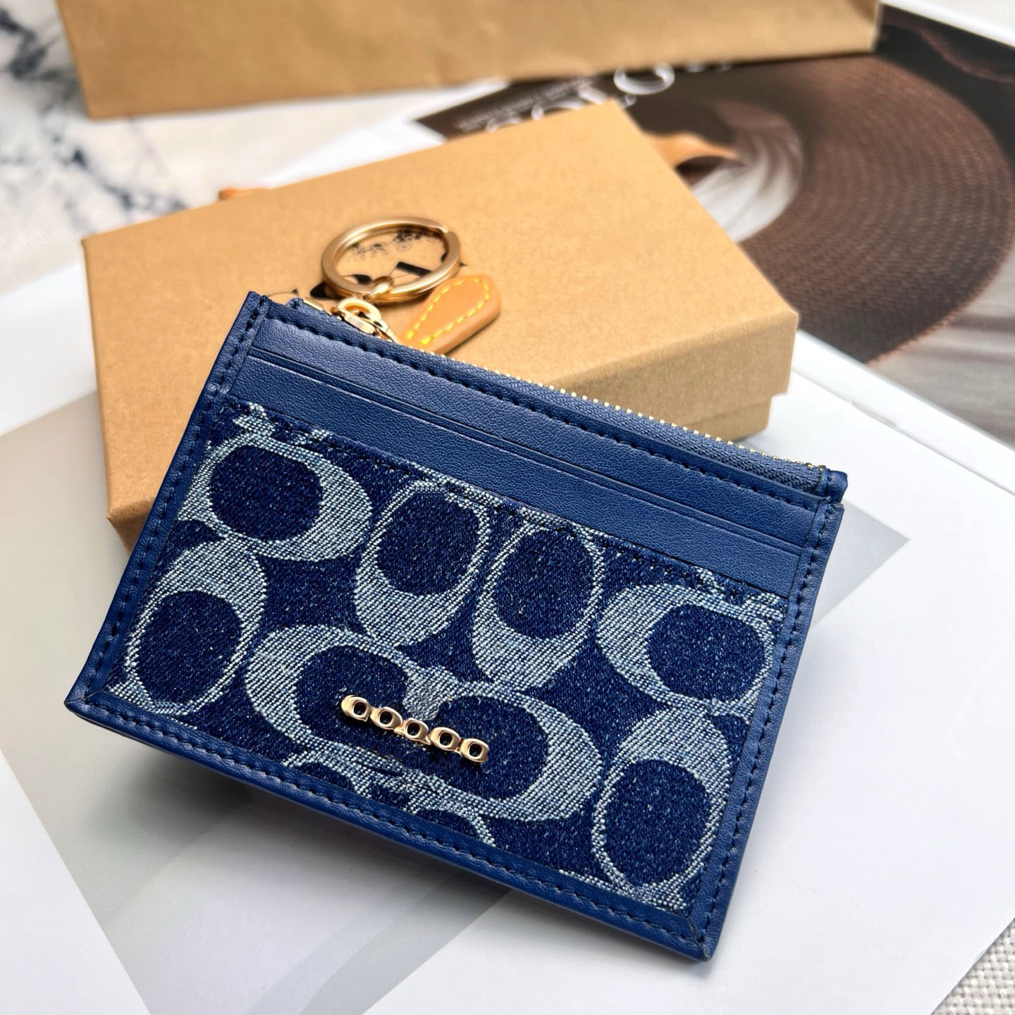 Women Wallet Stylish Leather Coin Purse Short Designer Wallet Men Card Holder Classic Printed Business Card Holder High-Quality Small Wallet