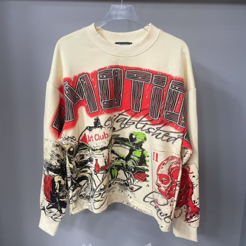 Men's Hoodies Sweatshirt Cotton High Street Hip Hop Diamond White Ink Direct Spray Zipper Hoodie And Women's - view 9