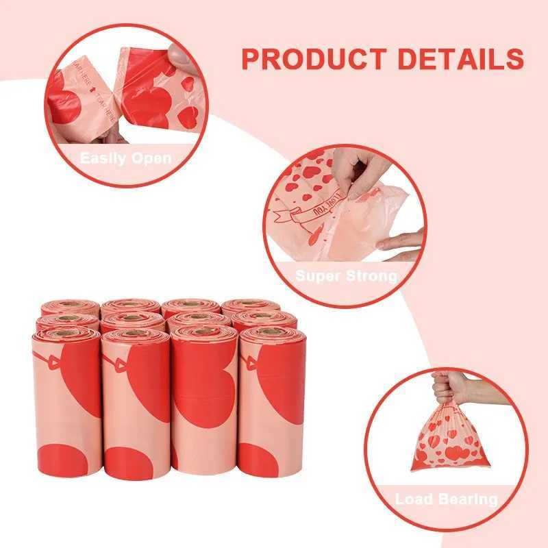 Pet Garbage Bags Biodegradable Dog Cat Litter Pick-up Bags Pet Supplies C251119