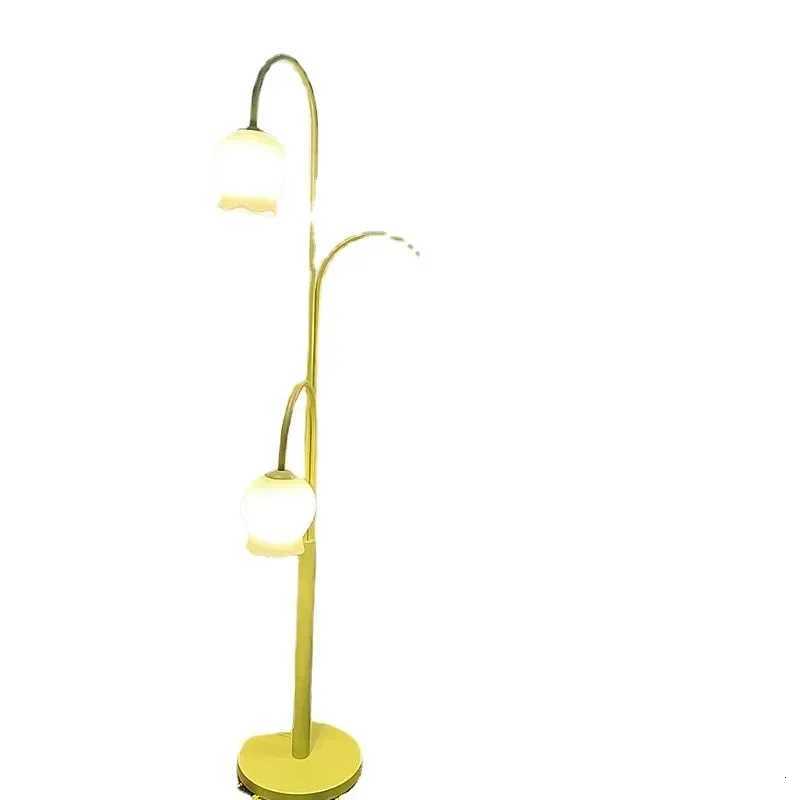 Lily of the Valley cream wind floor lamp flower childrens room vertical bedside lamp bedroom atmosphere lamp M251119