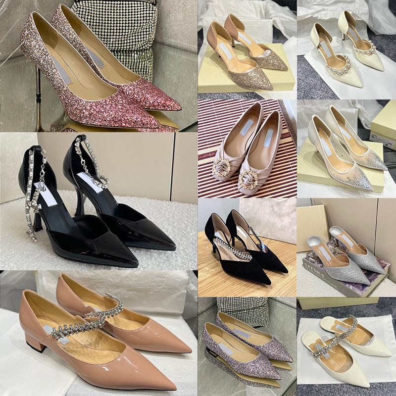 free shipping with box dress shoes for women designer heels loafers suede patent leather diamond high heel luxury wedding party womens shoe