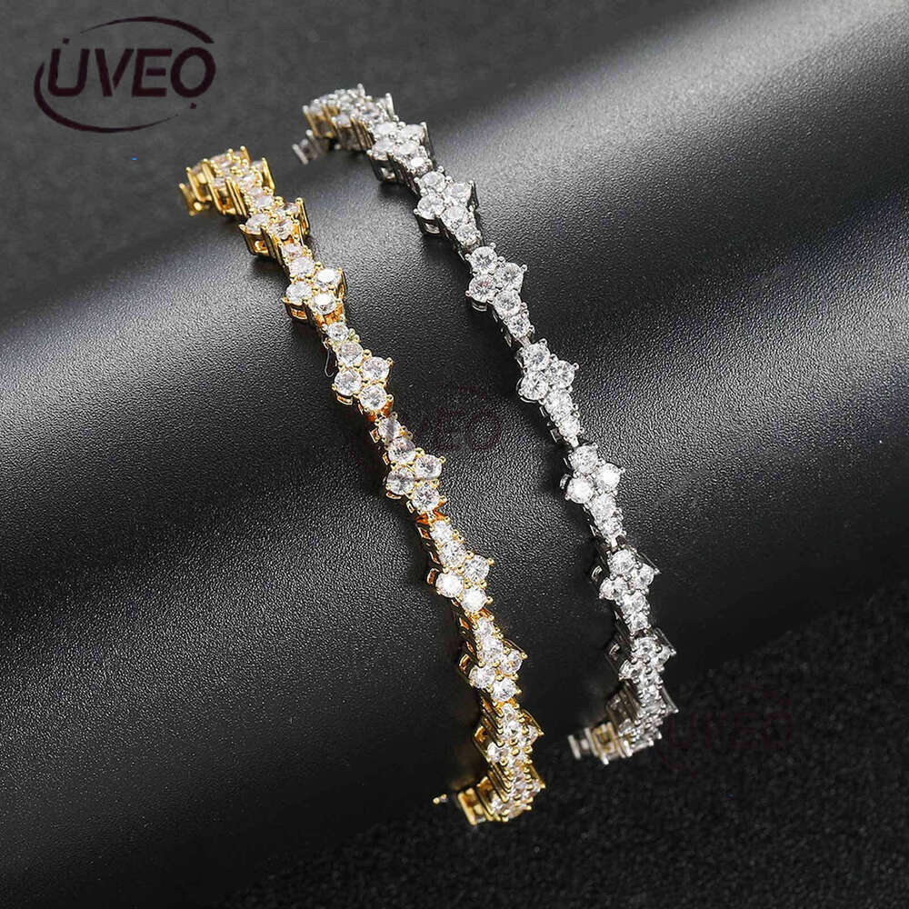 Luxury men's and women's Hip Hop Ice Boutique Jewelry Lab Diamond S925 Silver Vvs Tennis Chain Necklace bracelet Free delivery