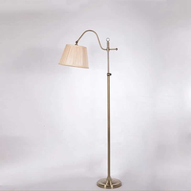 Adjustable European Bedroom Floor Lamp For Living Room Bedside Hotel Room Office Home Deco Fashion Fabric Interior Stand Light M251119