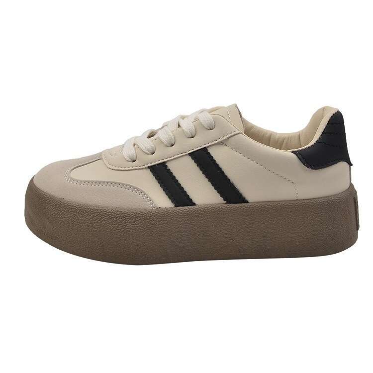 Hot-Selling White Sneakers for Women Super Popular 2025 New Retro Thick-Soled Height-Increasing Casual Sports Training Shoes