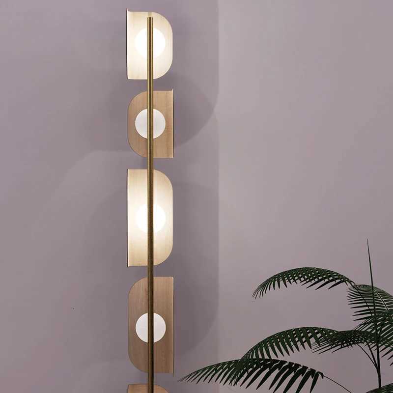 Modern Minimalist Living Room Floor Lamp Light Luxury Lamp Nordic Black Standing Lights Bedroom Bedside Lamp LED Room Decoration M251119