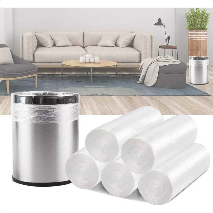 Small Trash Bags 4 Gallon Trash Bag Small Garbage Bags Strong Wastebasket Liners for Bathroom Bedroom Office Trash Can Clear 20 C251119