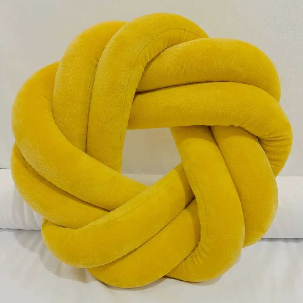 One drop shipping hand-woven round knotted throw sofa hand creative cushion home itemM251119