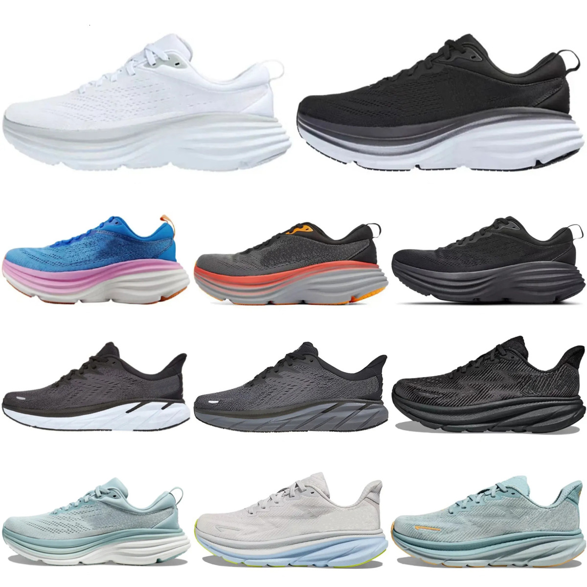 Trainers Clifton Bondis 9 Casual Shoes Bondi Cliftons 8 One One Mens Women Sports Harbor Mist Triple Black White Carbon X 2 Free People Designer Outdoor Shoes N8856