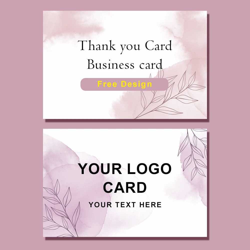 Custom Thank You Cards business card Full color double-sided printing Gift decoration card Personalized Wedding invitation G251119