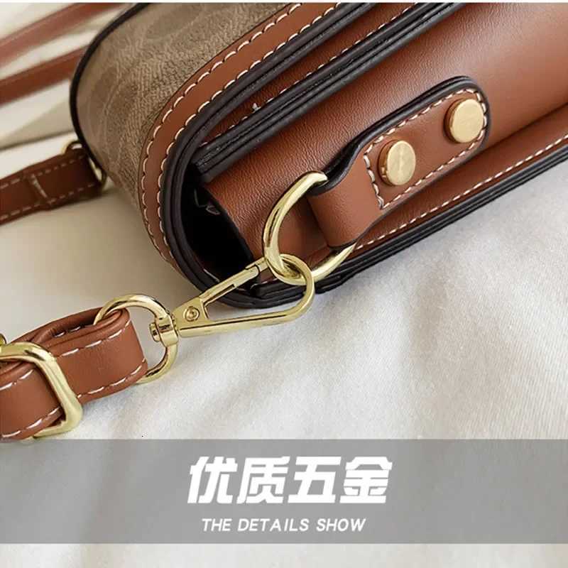 Womens Luxury Shoulder Bag 2025 New Fashionable Color Contrasting Mobile Phone Bag Ins Versatile and Stylish Crossbody BagW251119