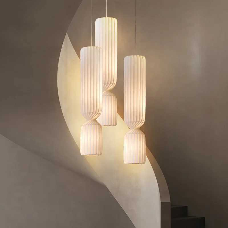 Taiso FL Floor Lamp Wabi Sabi Fabric Lamp For Living Room Bedroom Loft Hotel Home Decor Modern LED Corner Long Standing Light M251119