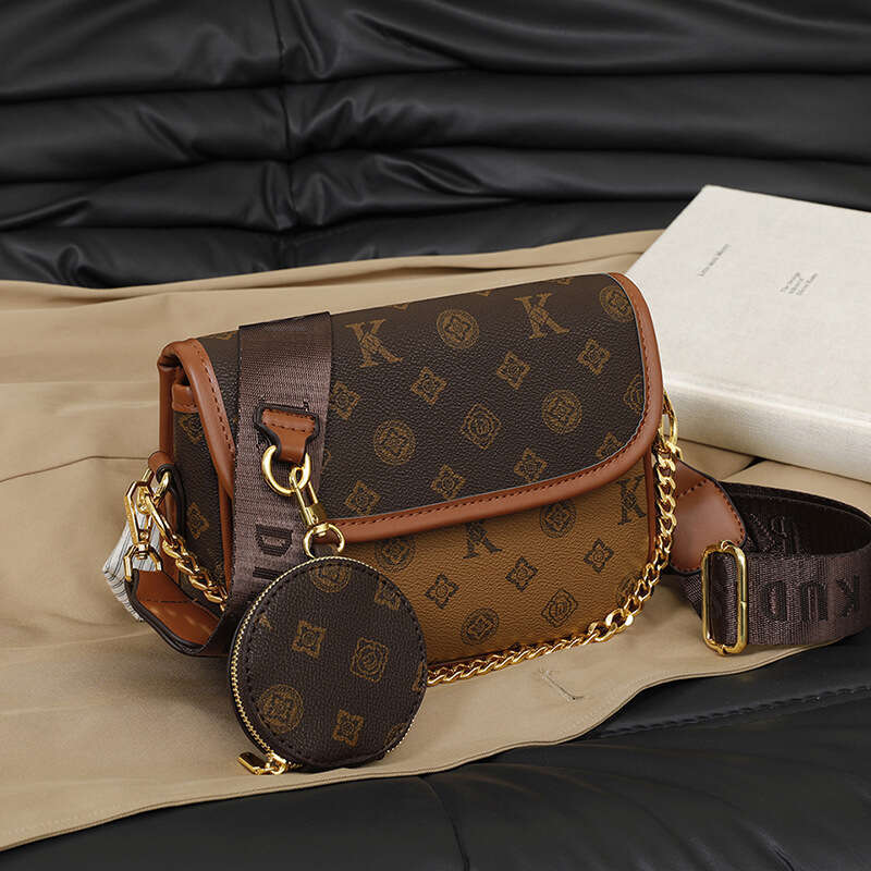 New printed commuting versatile handbag for women, small fragrance chain shoulder bag, crossbody bag