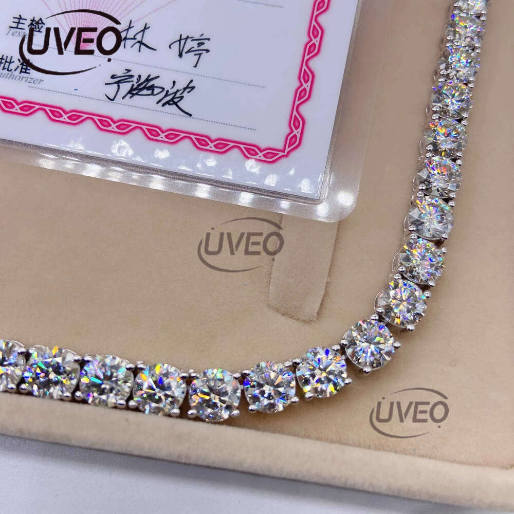 Hip Hop Jewelry Sterg Sier Pass Tester Dia VVS Moissanite Tennis Chain
