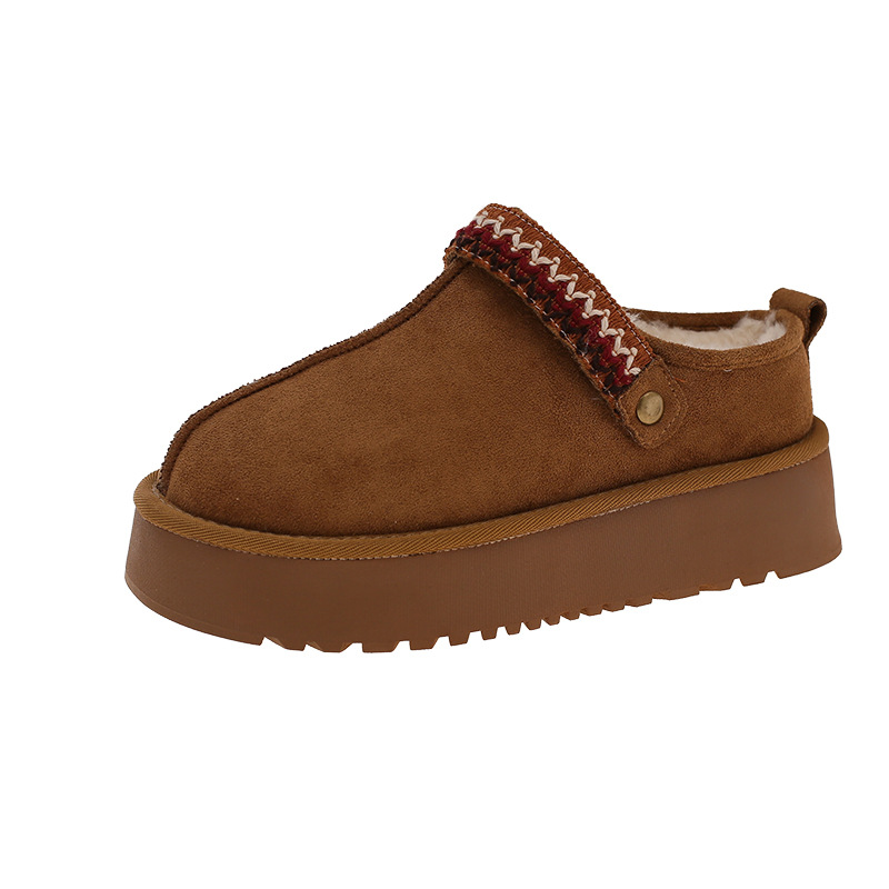 hot Free delivery cotton slippers Simple and comfortable casual plush cotton slippers practical and fashionable shoes