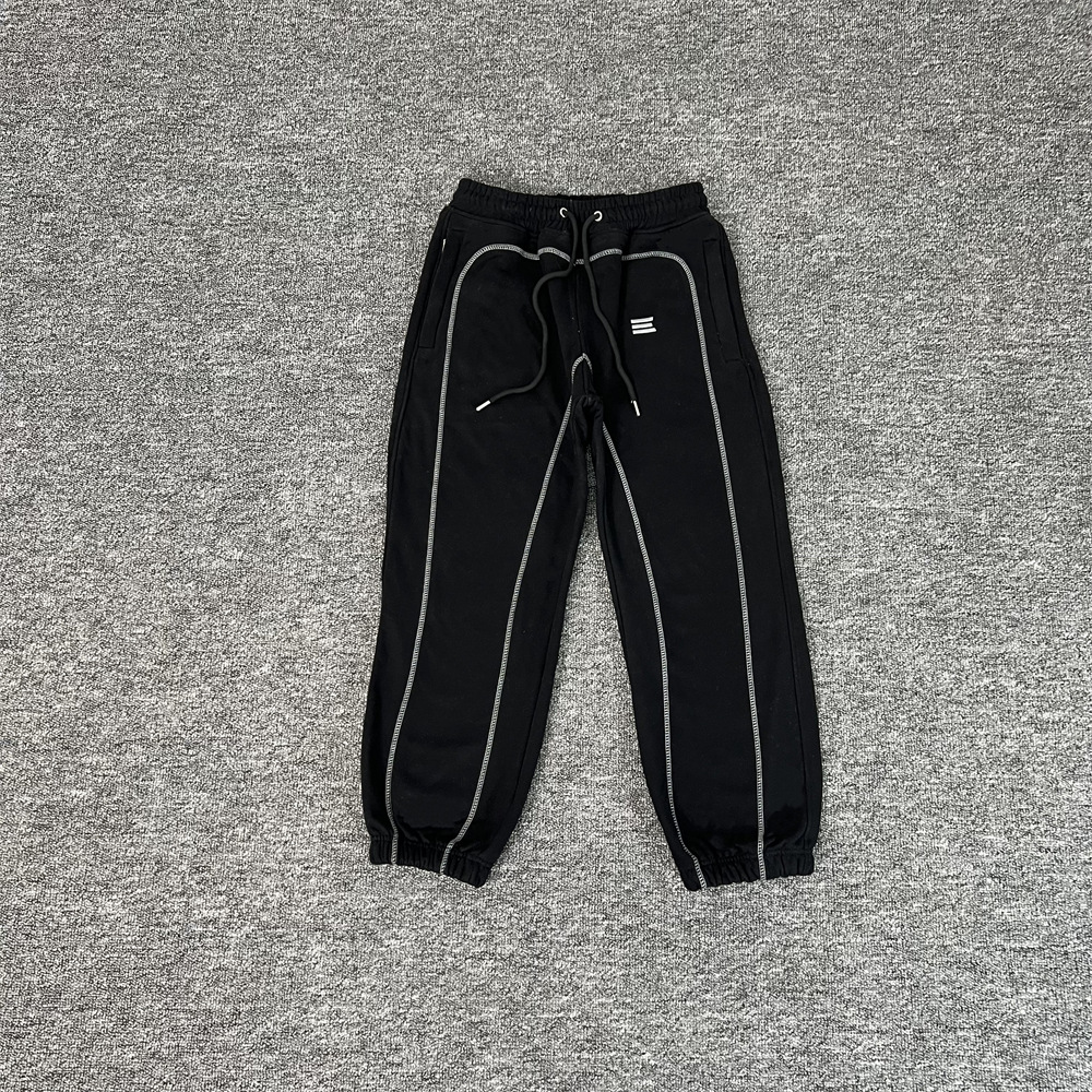 Kroen Designer Men's Hoodies High Street Logo Embroidery Baggy Fleece Sweatpants for Men and Women Joggers Loose Casual Sweat Pants Drawstring Tr