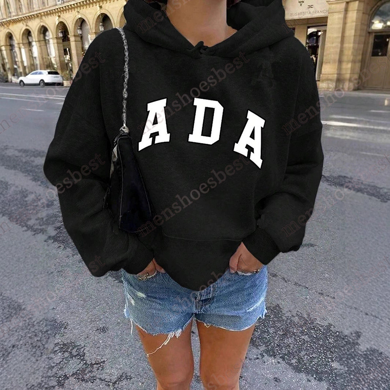 2025 New Womens Adas Hoodie Oversized Sweatshirts Streetwear Fleece Hooded Hoodies Ladies Caussual Loose Sweaters Asian Size