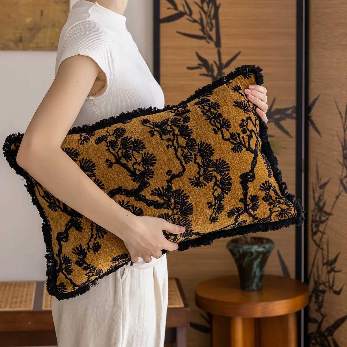 30x50/45x45cm Sofa Throw Cover New Chinese Classical Home Decoration Cushion Cover Living Room Bedroom Couch caseM251119
