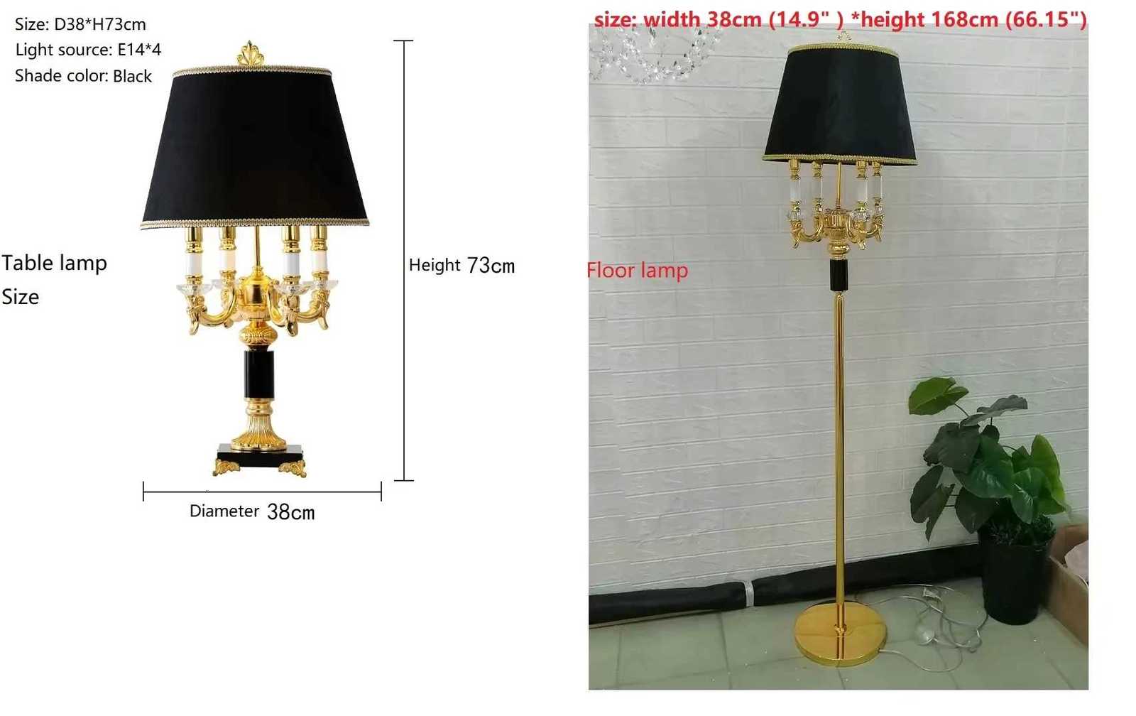 European Floor Lamp Luxury Lamp High-End Retro Villa Living Room Bedroom Decoration Black Crystal Upright Desk Lamp Bedside Lamp M251119