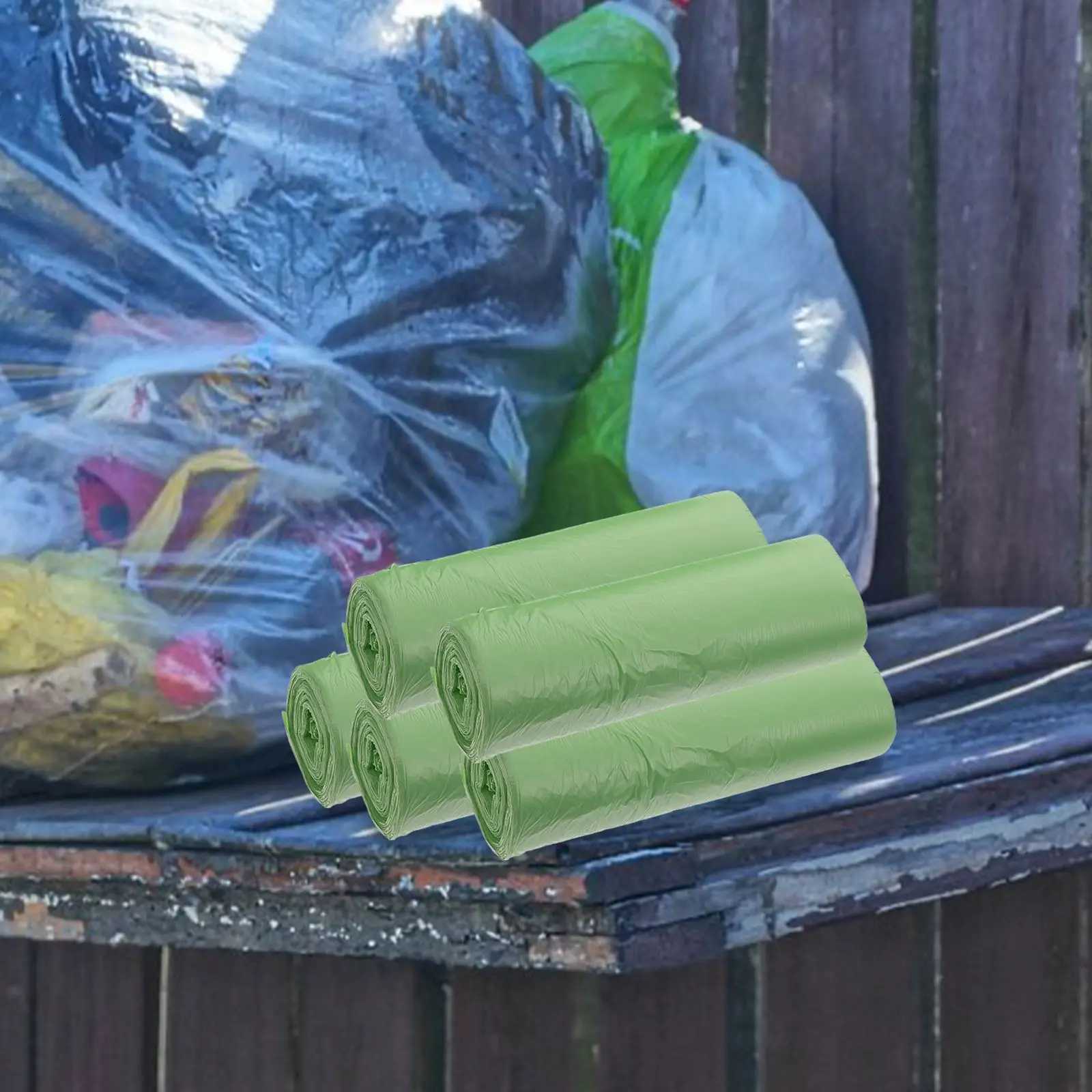 100Pcs Compostable Trash Compactor Bags ified Corn Starch for Home Kitchen Office 50X60CM Violin Bow Cork Instrument C251119