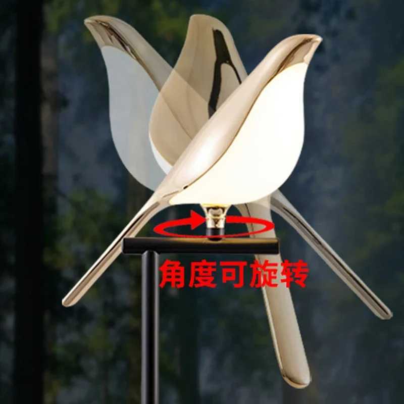 Magpie Bird Table Light Standing Desk LED Fixtures Floor Lamp for Bedroom Bedside Home Decor Modern Indoor Lighting Luminaire M251119