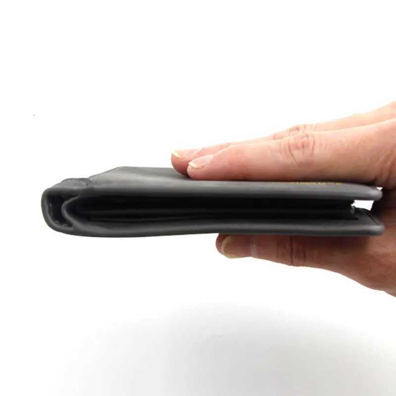 New Simple Short Men Wallets Name Engraving Card Holder Photo Holder Male Purse Classic Zipper Coin Pocket Square Men Money ClipT251119