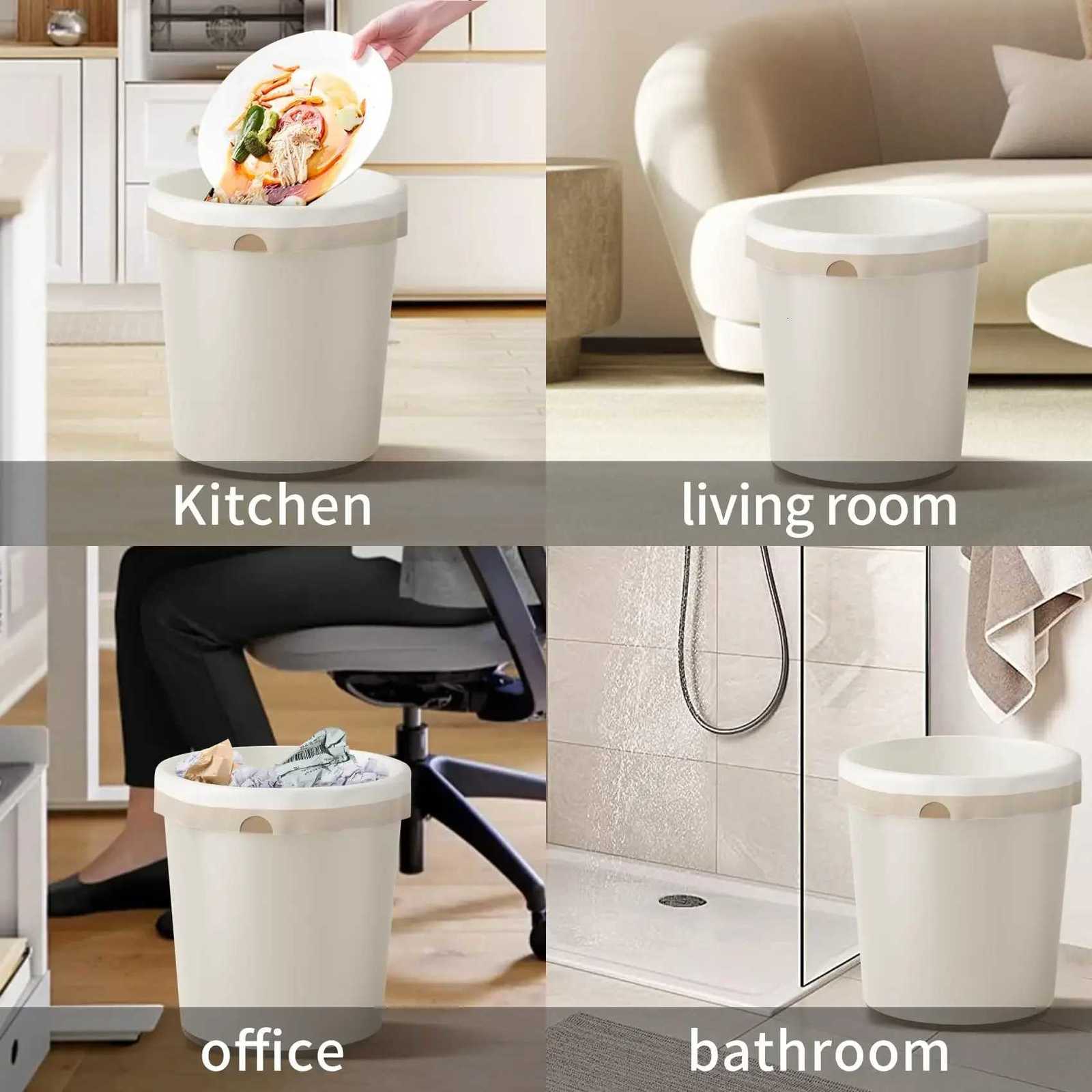 20pcs/1 Bag Gallon Thick Kitchen Garbage Bag with Drawstring Tear Free Storage Daily Household Use Large Handheld Bag for Home C251119