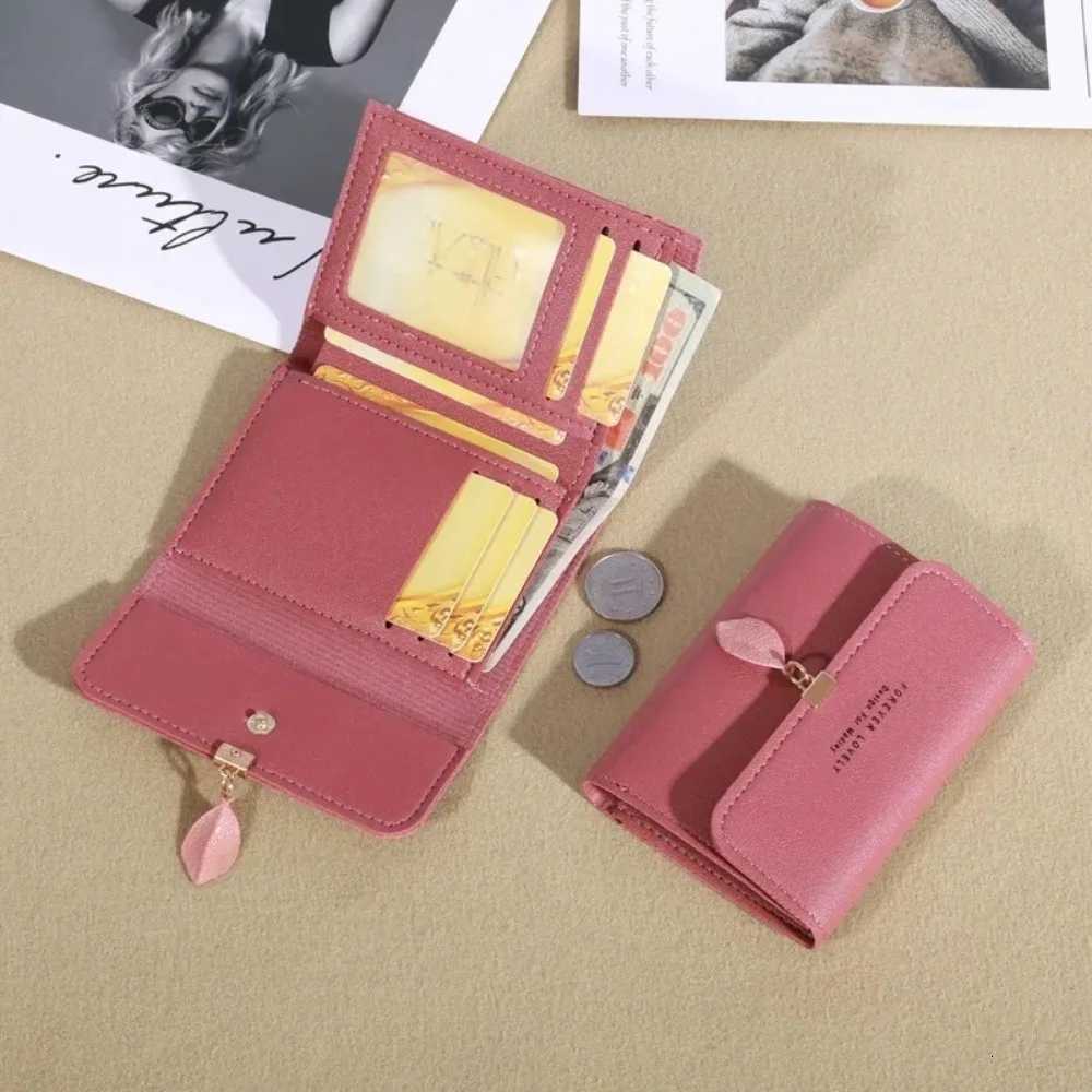 New Korean Version of The Simple Small Wallet Tri-fold Coin Bit Money Clip Coin Purse Cross-border Short Ladies WalletT251119