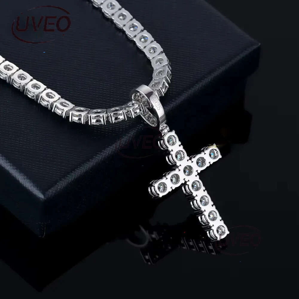 Hip Hop Dias Custom Necklace D VVS Moissanite Pendant With Women Men