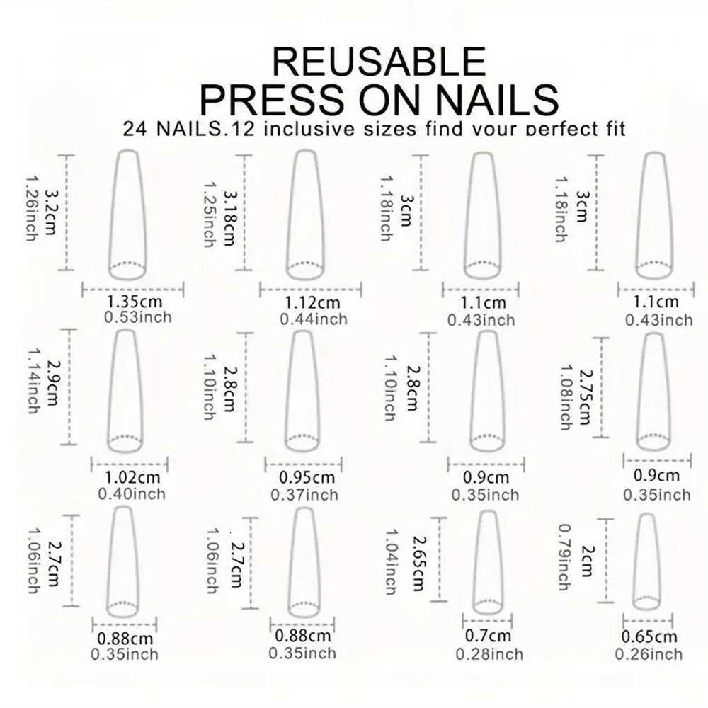 120pcs Long Coffin Black Press-On Nails Full Cover Ballet Square Shape False Nails Solid Color Glossy Finish Durable Fake NailsT251118T251119