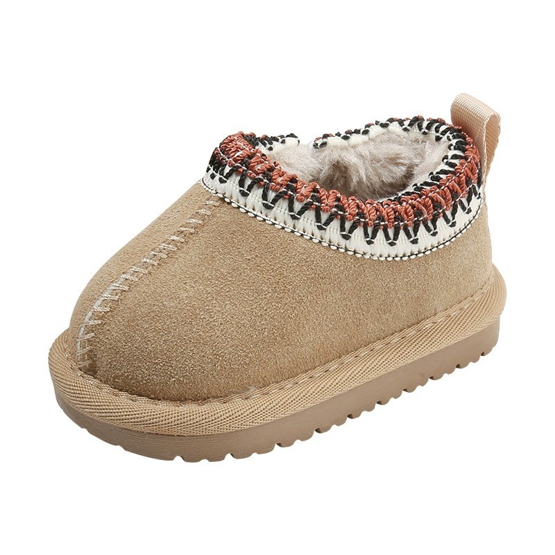 Free shipping for childrens designer boots snow boots black beige brown Winter baby shoes for girls fashionable snow boots for boys thick warm boots