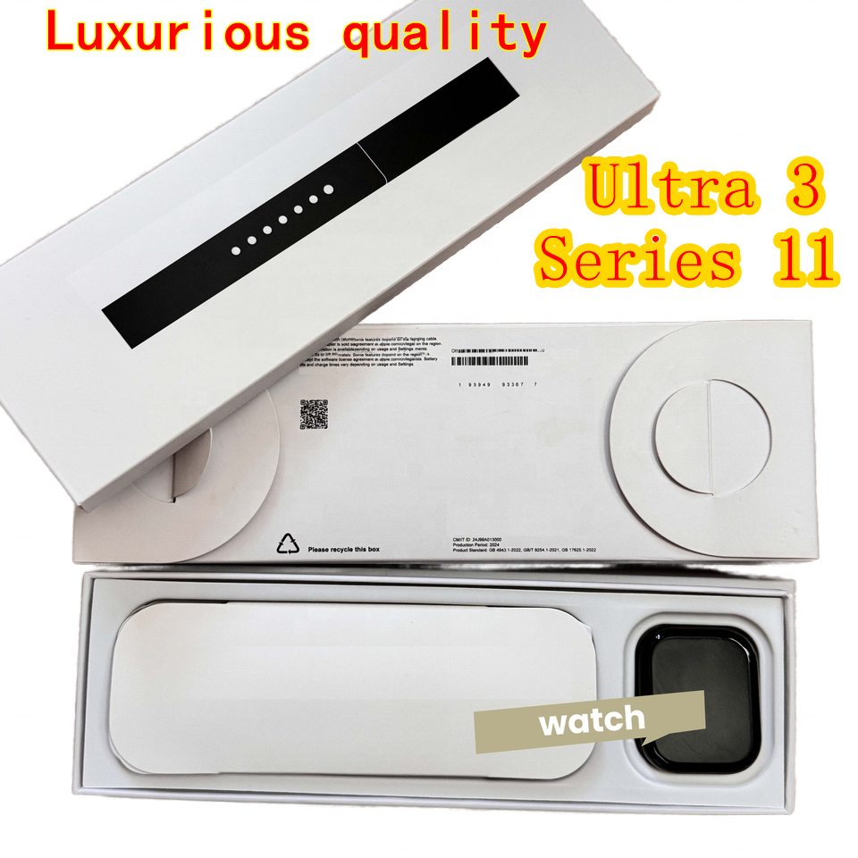 2025 NEW TOP quality S11 Ultra 3 Smart Watch Sport watchs 49mm Series 10 46mm 2.1 Men Women Watch Bluetooth Call Bracelet Wristband Wireless Charging Fitness Tracker