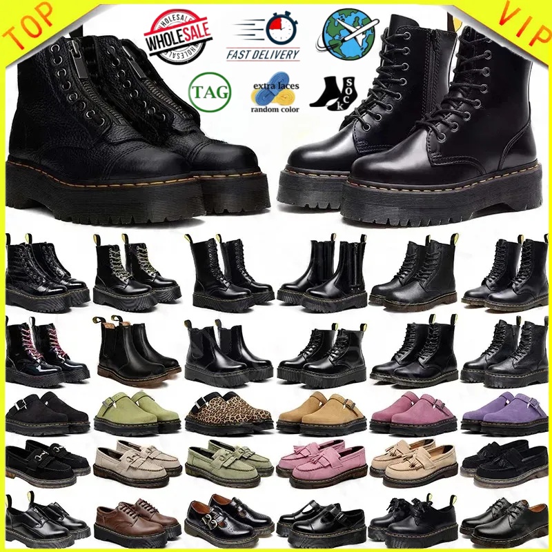 TOP drmarteenboots drbootiess for mens boots designer womens ankle mini platform booties yellow sandals smooth oxford bottom warm shoes size 35-45