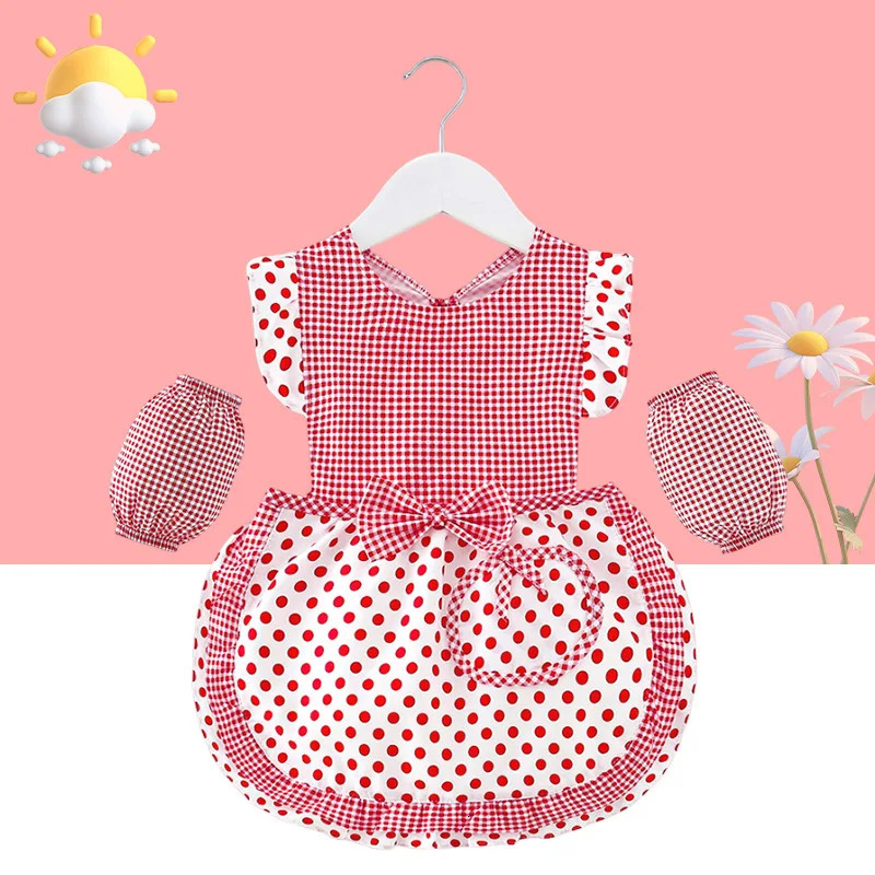 cartoon pattern EVA waterproof pocket lunch feeding bib adjustable baby cute apron childrens 250414z